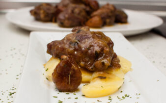 Carrillada con una textura al paladar muy suave